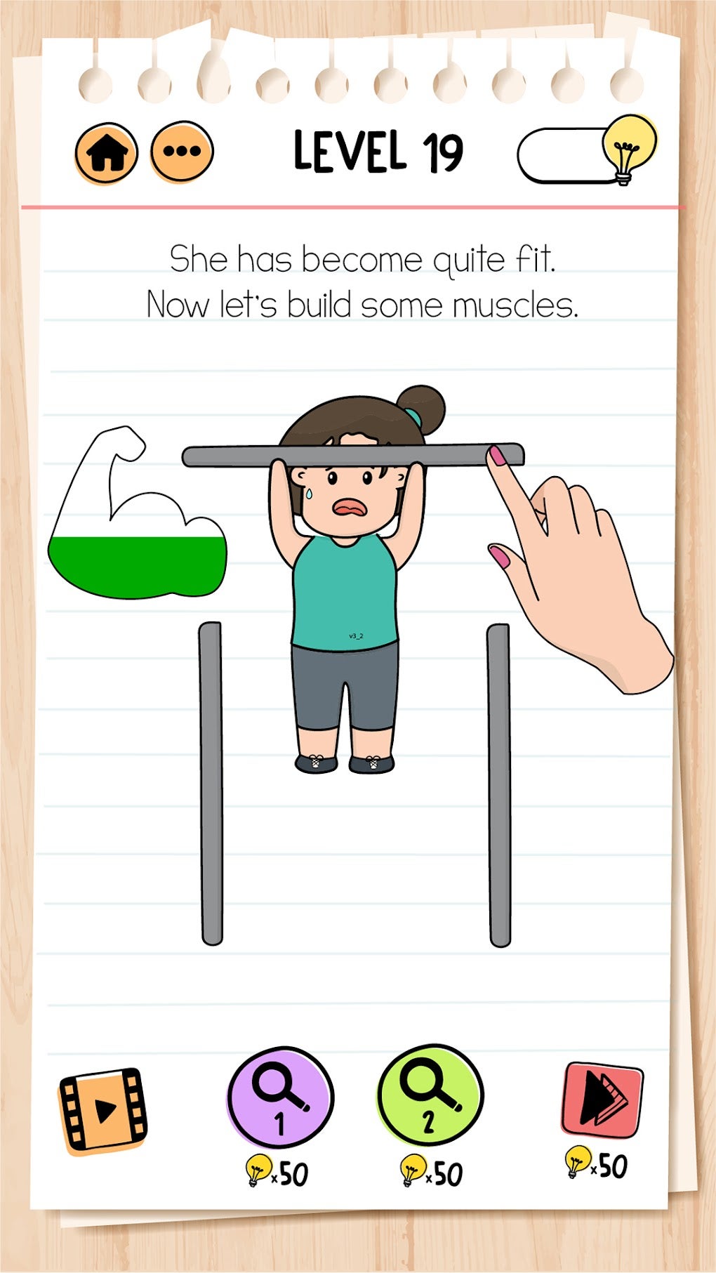 Brain Test 2 : Tricky Stories - Fitness With Cindy - Level 6 