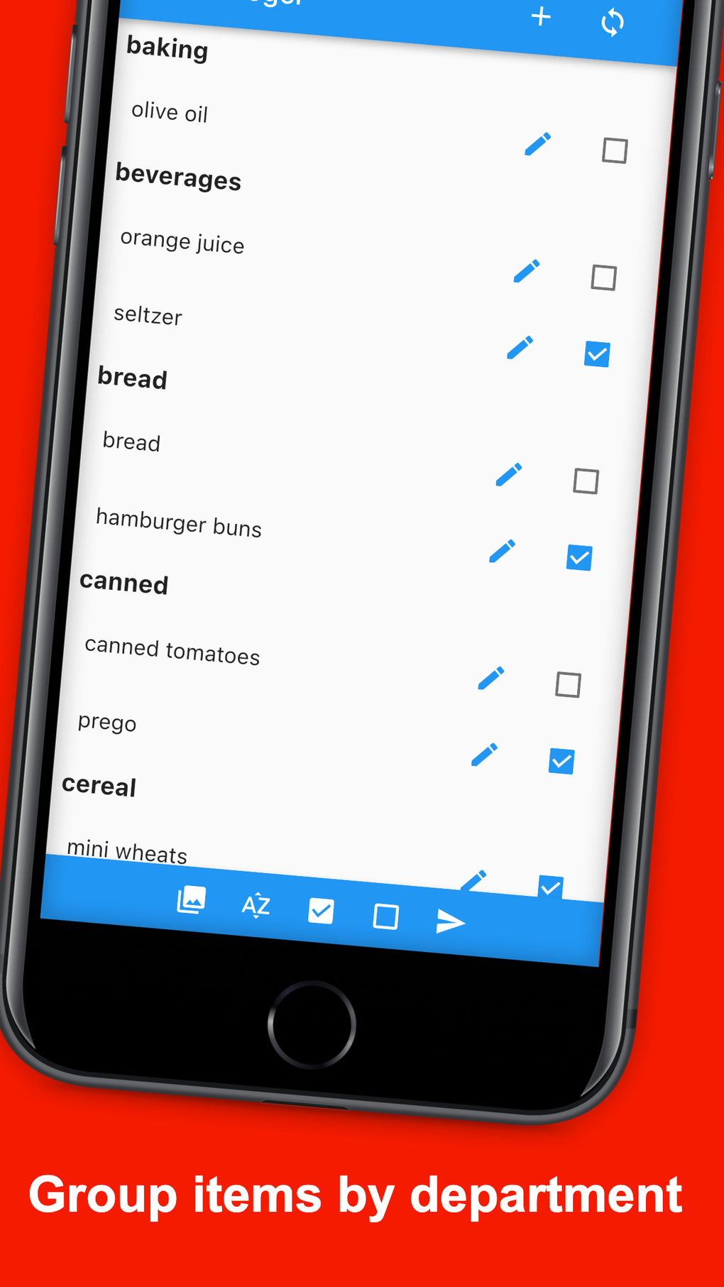 SwiftLists: Easy Grocery List для iPhone — Скачать