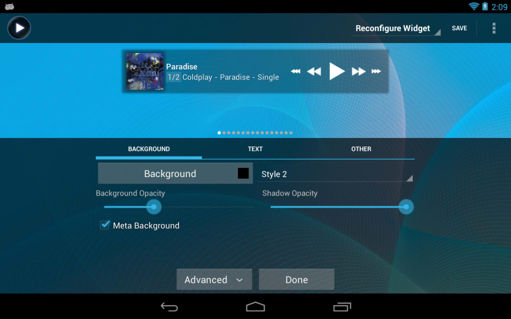 poweramp music player screenshot