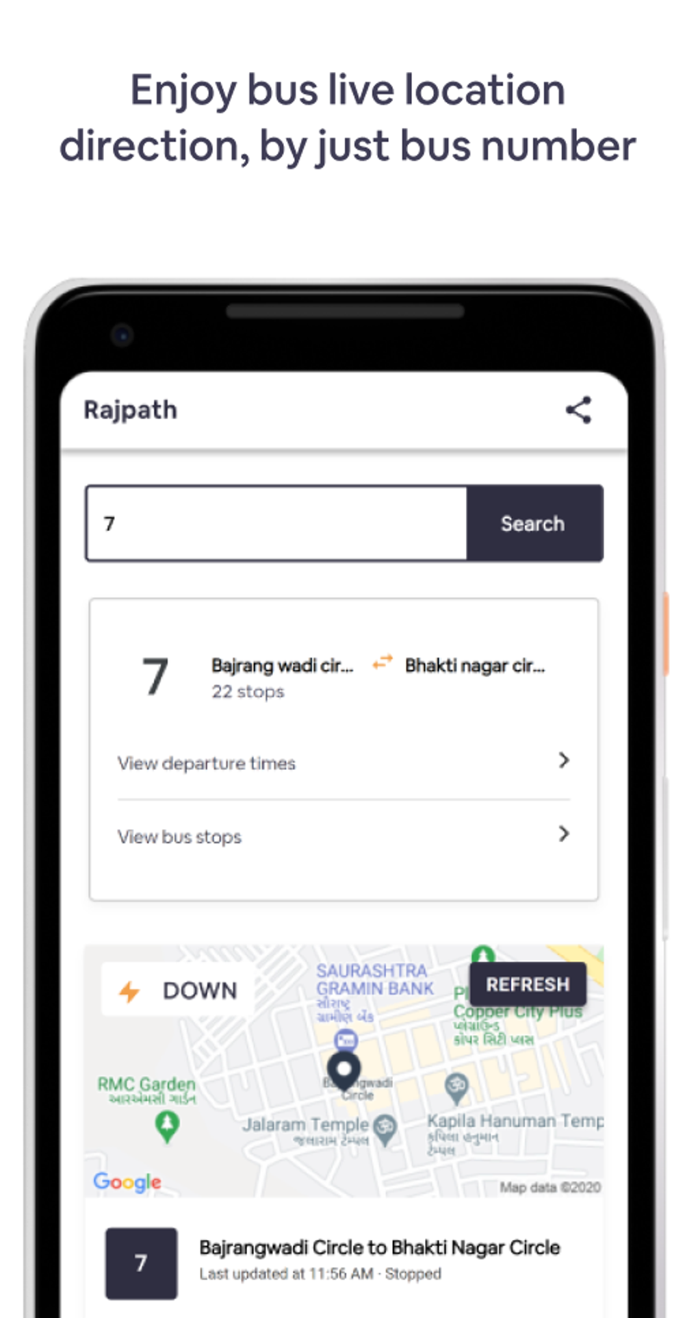 RMTS Live Bus Schedule Routes Para Android Download