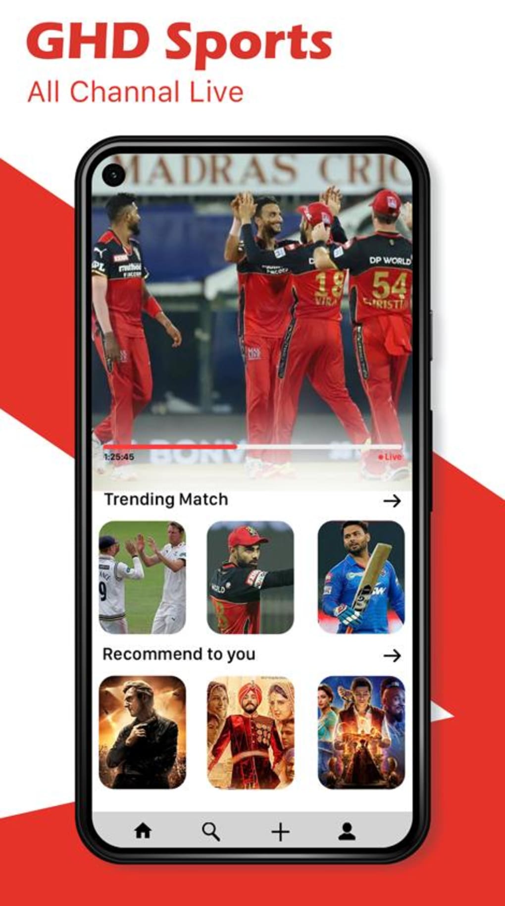 Live Sports GHD TV Guide for Android