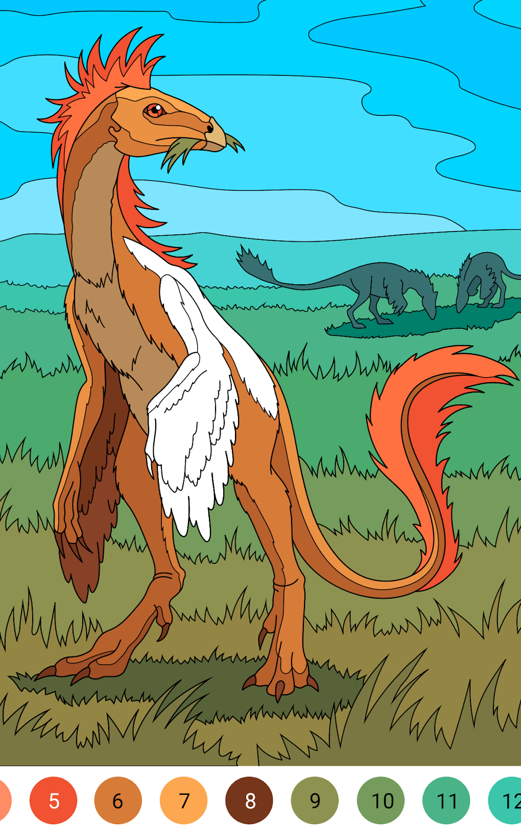 Dinosaur Coloring Book Encyclopedia for Kids para Android - Descargar