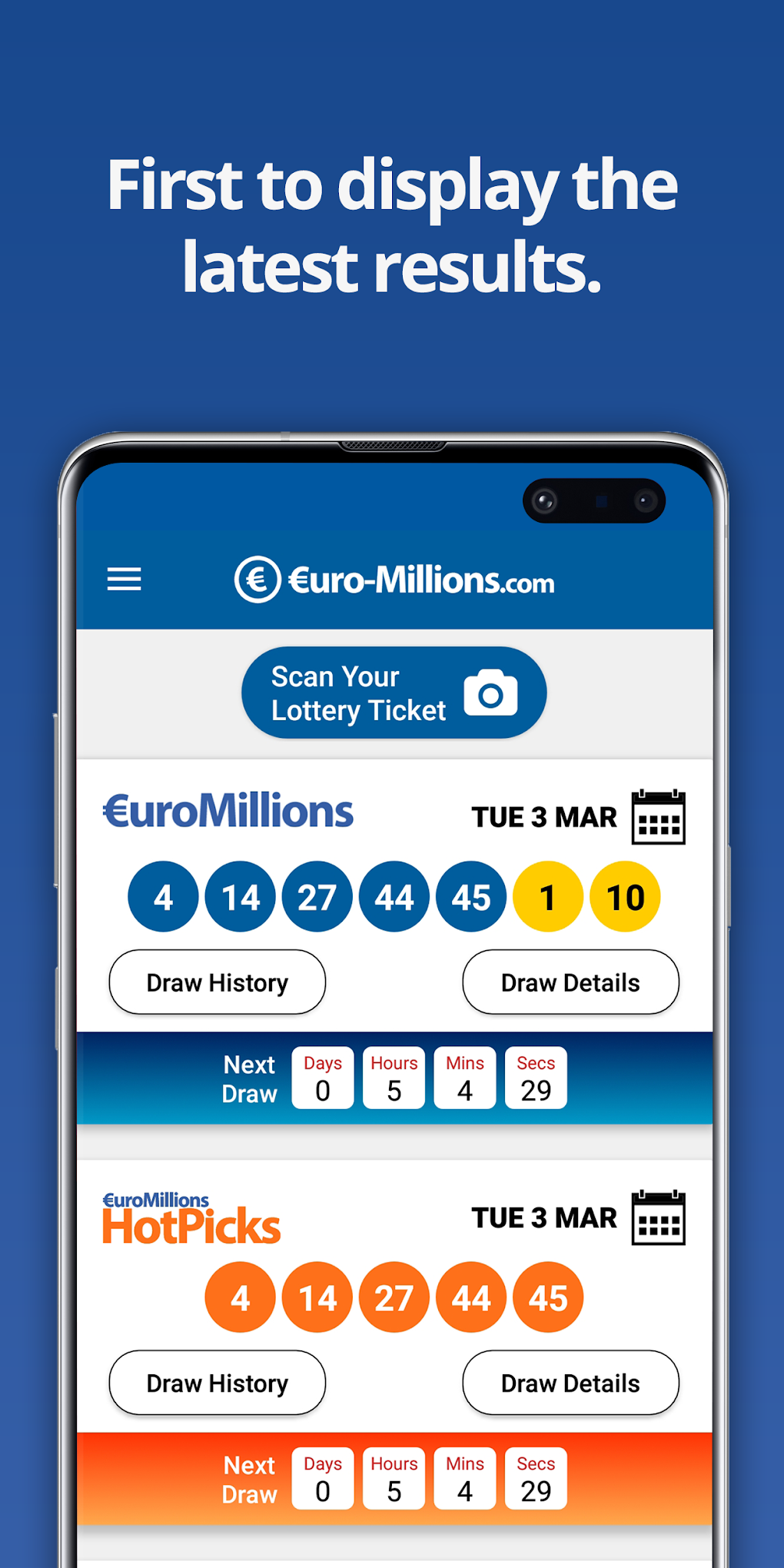 Android Için EuroMillions APK - İndir