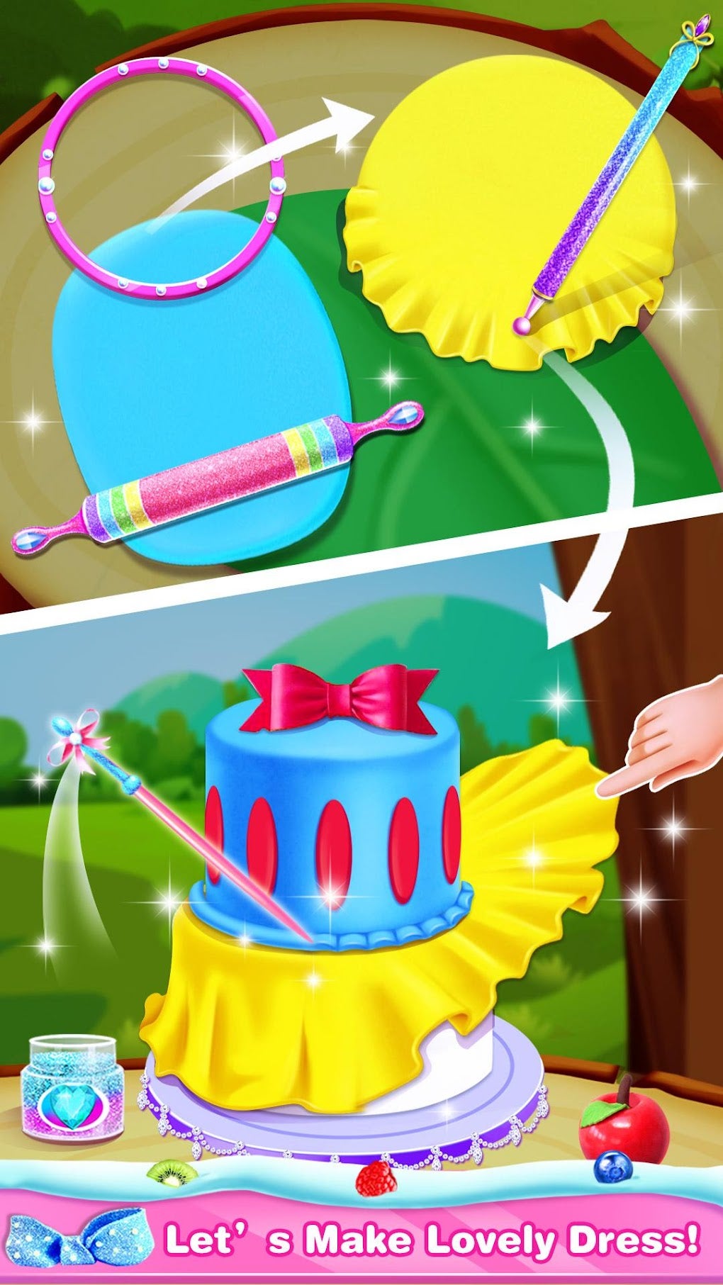 Princess Dress Up Cake - Comfy Cakes Baking Salon для Android — Скачать