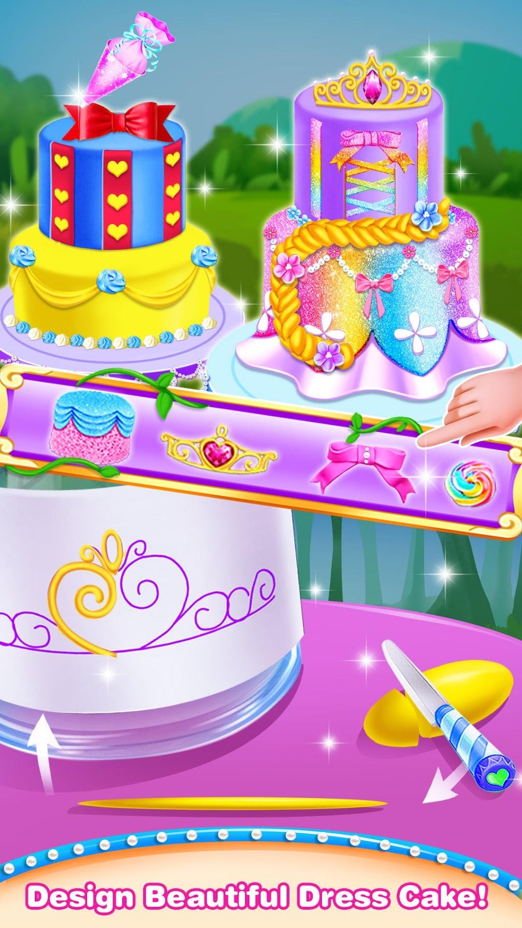 Princess Dress Up Cake - Comfy Cakes Baking Salon для Android — Скачать