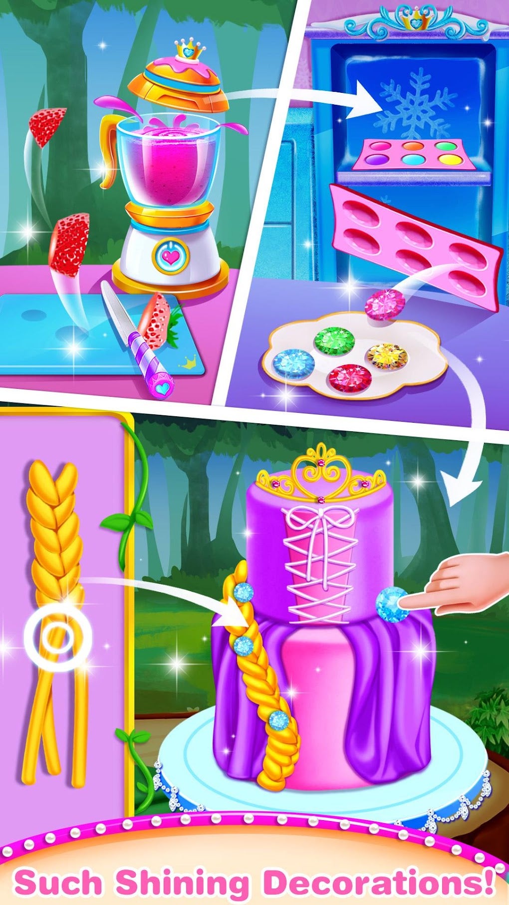 Princess Dress Up Cake - Comfy Cakes Baking Salon для Android — Скачать