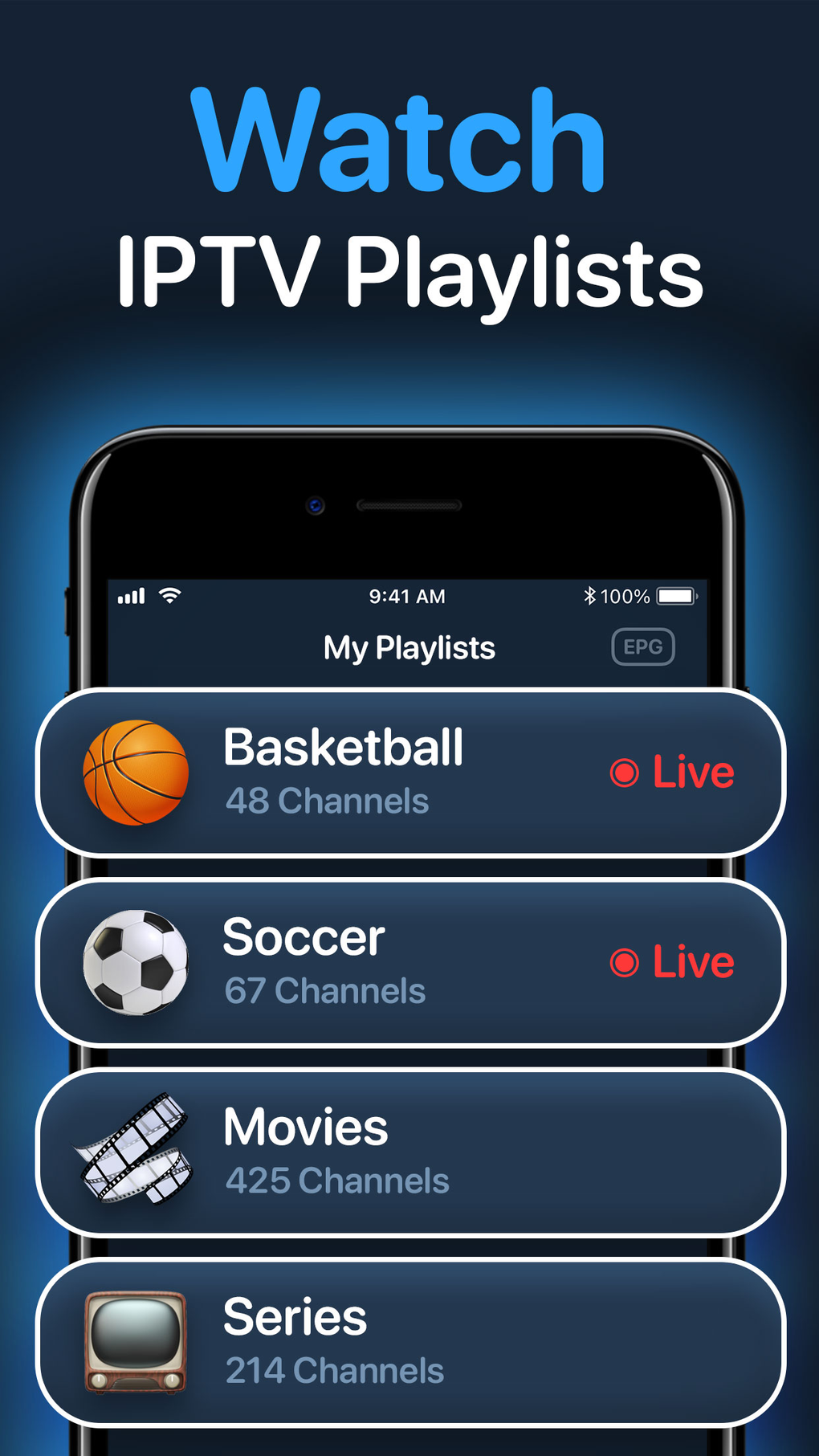 IPTV Smart PlayerSmarters Pro voor iPhone - Download