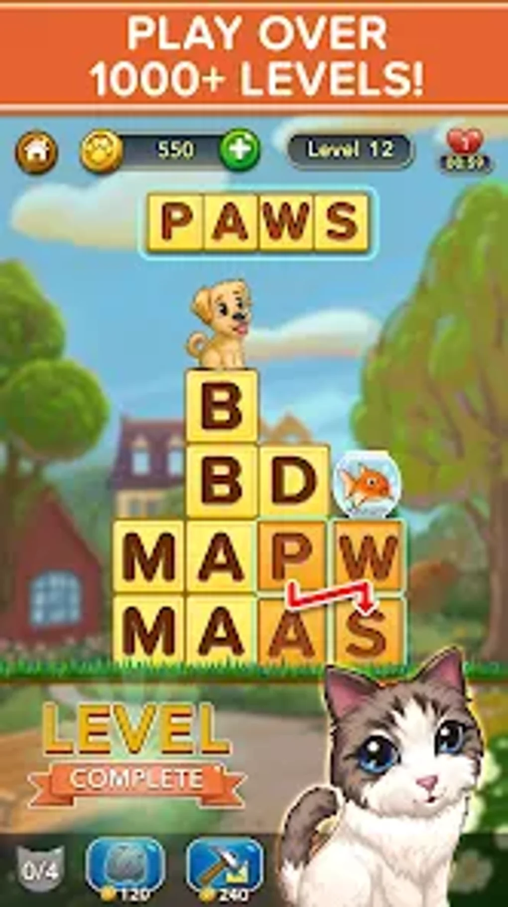 WORD PETS: Cute Pet Word Games для Android — Скачать