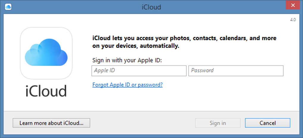 download icloud for windows 10 64