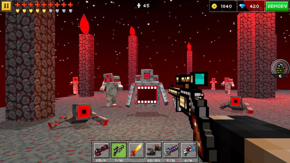 Pixel Craft Battle FPS Shooter (jogos infantis) - Jogo Pixel Gun 3D Battle  Royale para crianças - Grand Battle Royale Pixel FPS - Battle Gun 3D - Jogo  de tiro online para