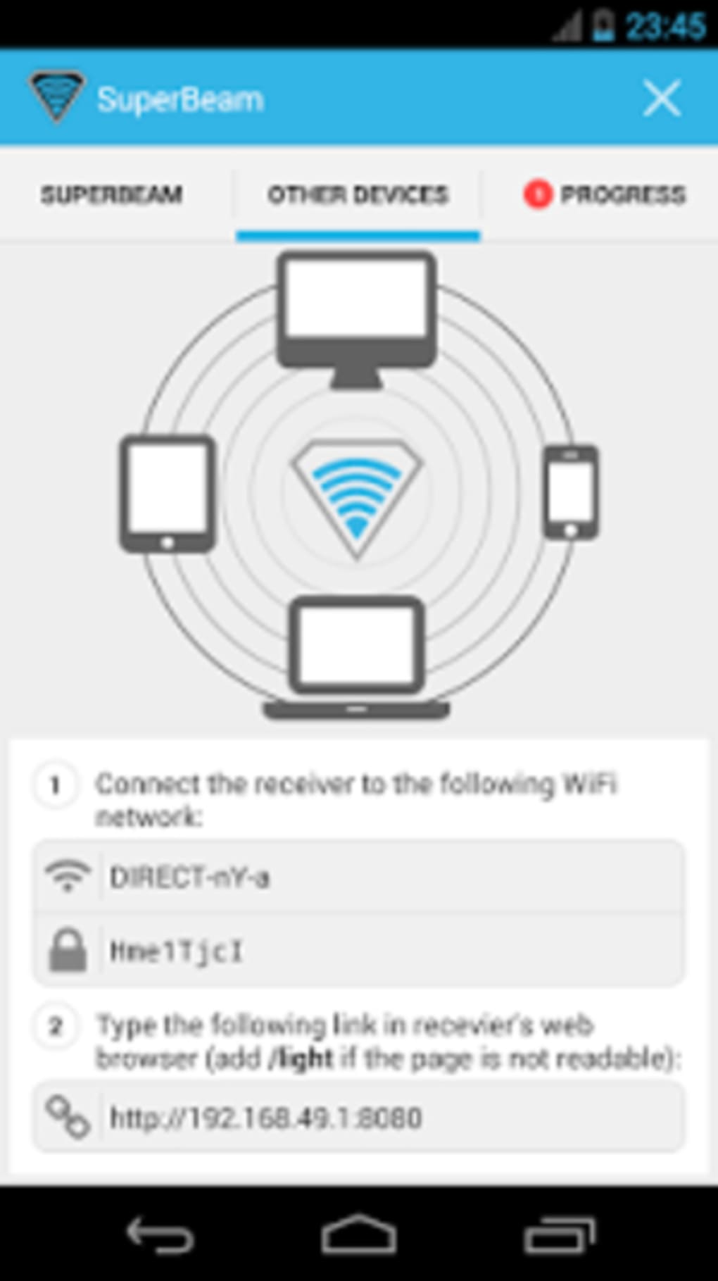 acrylic wifi for android