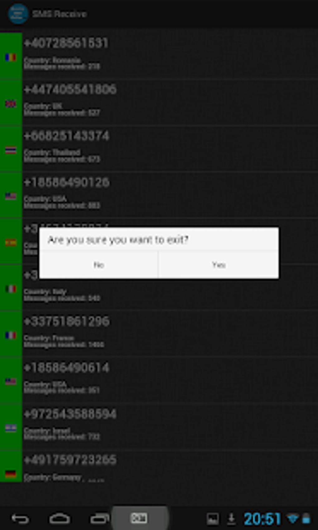SMS Receive APK For Android Download