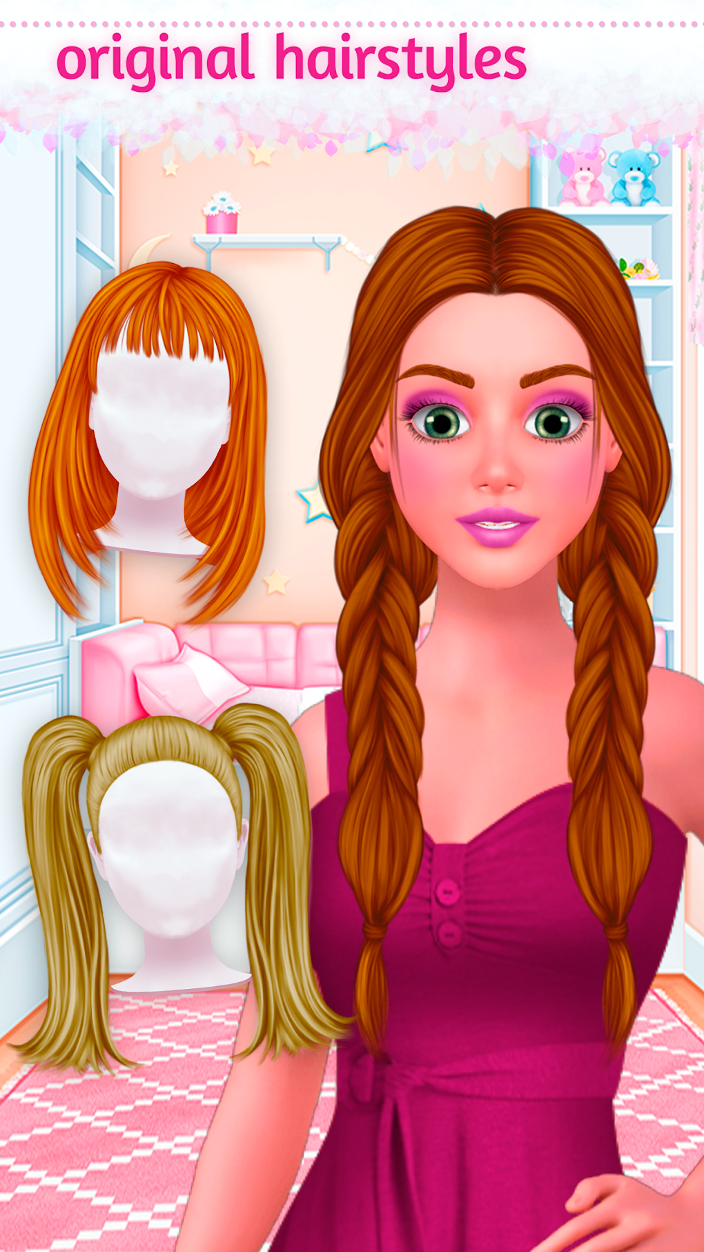 Princess Hairstyles Dress up Game