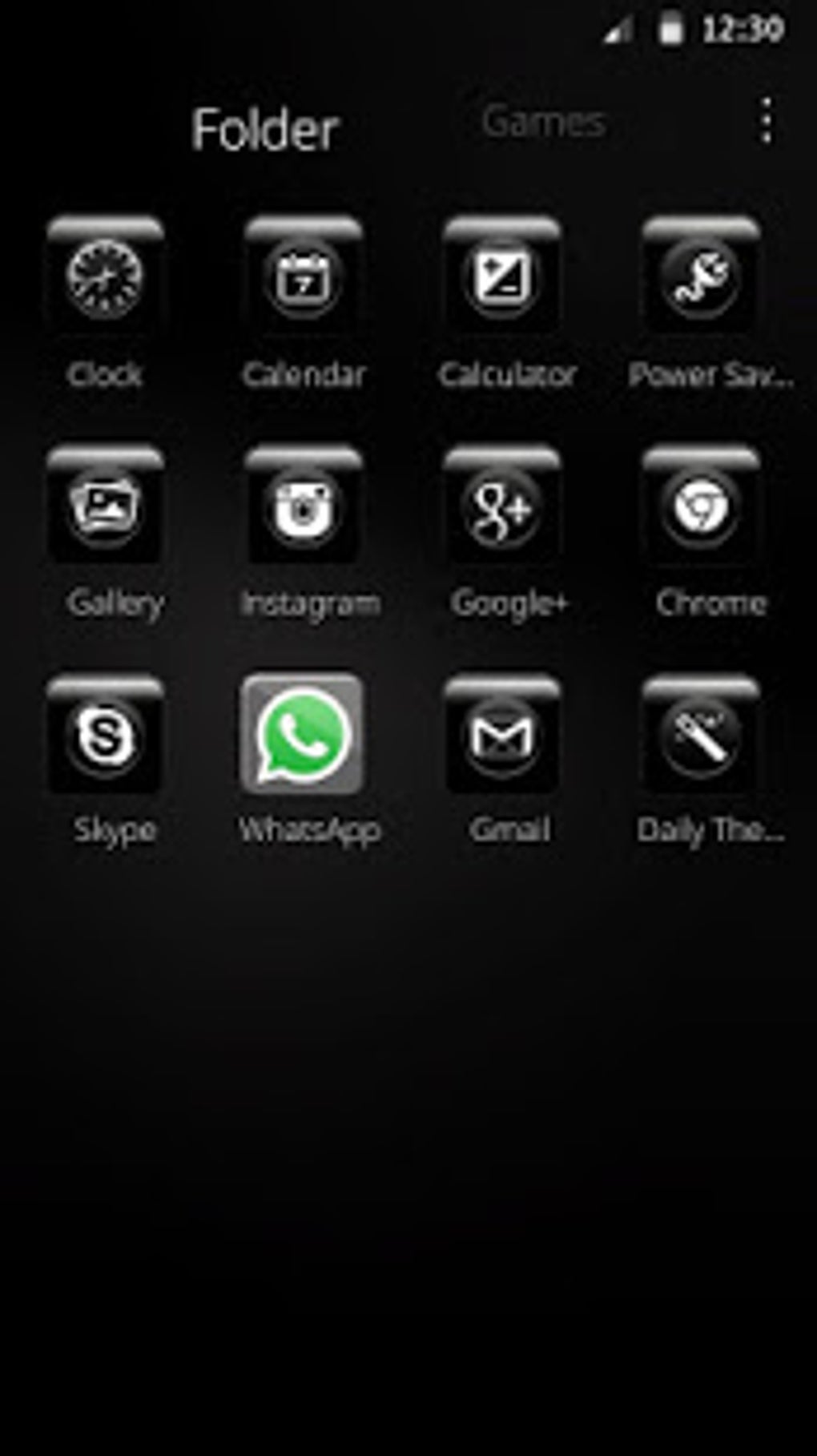 Elegant Black Theme APK для Android — Скачать