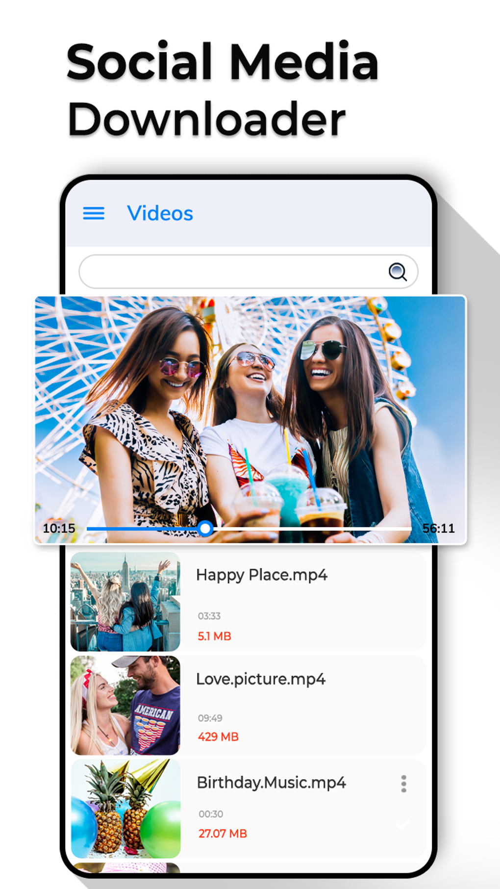 Android için Video Downloader - Social Video Downloader APK - İndir