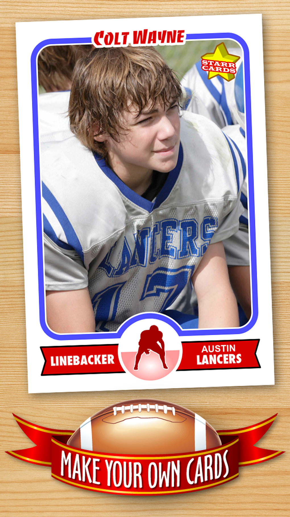 football cards make your own