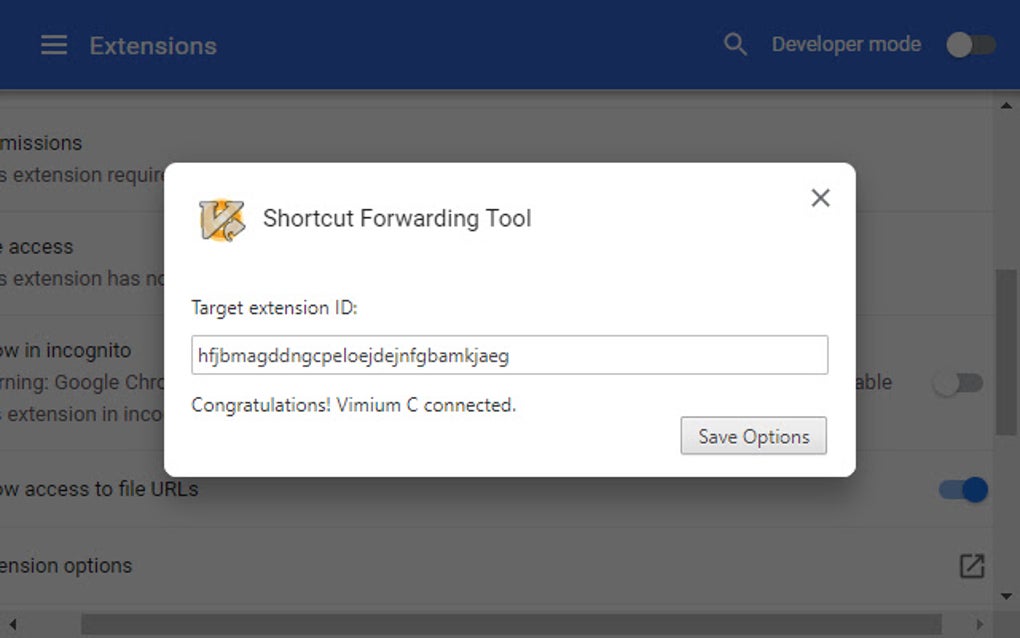 Shortcut Forwarding Tool for Google Chrome - Extension Download