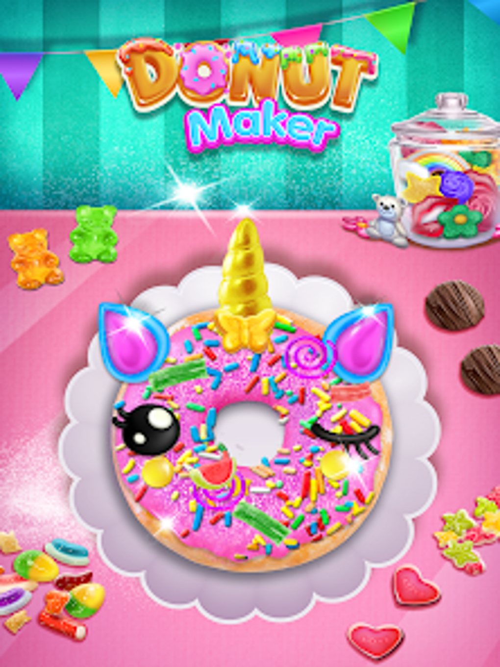 Donut Maker Cooking Games Game for Android - Download