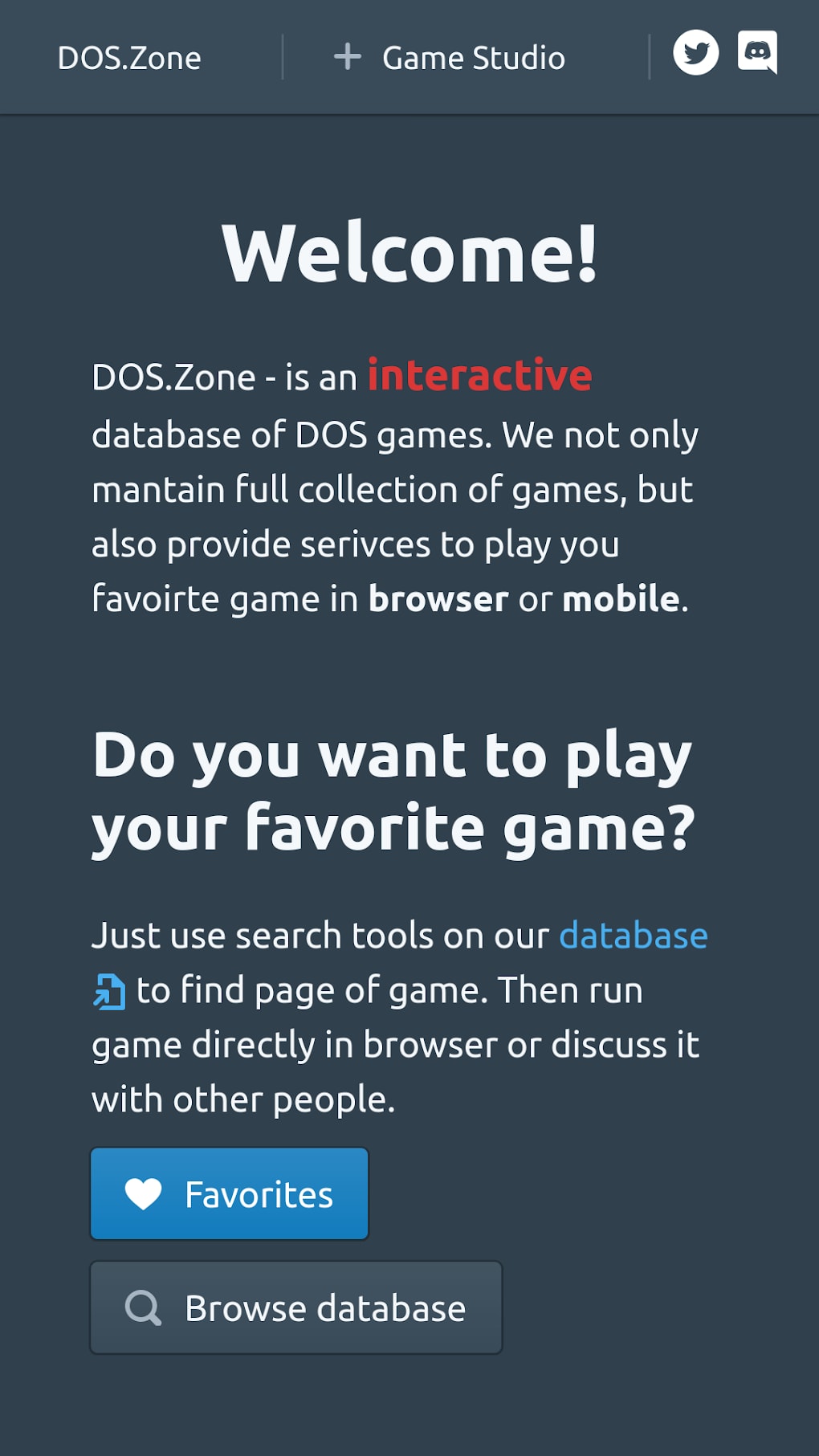 DOS.Zone Browser for Android - Download