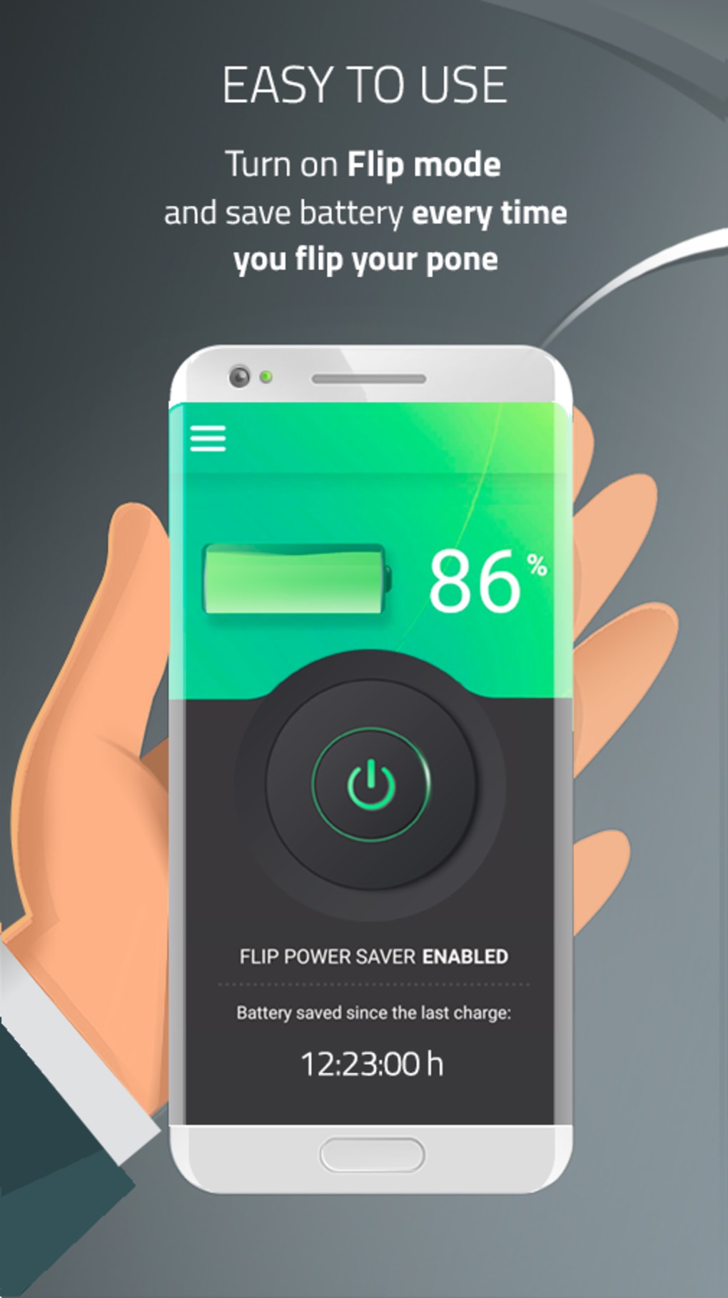 Flip приложение. Battery Saver Active. Circle Battery APK. Charge flipping.