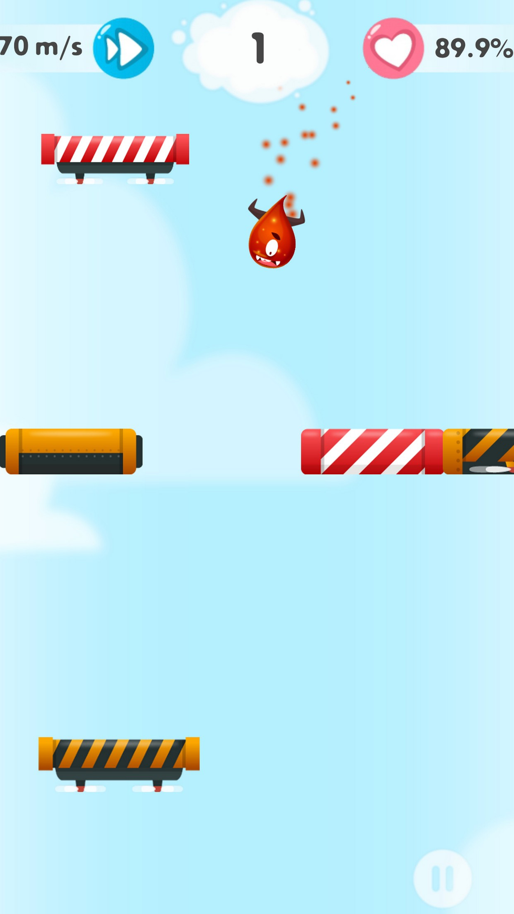 Fly or Die: funny droplets для iPhone — Скачать