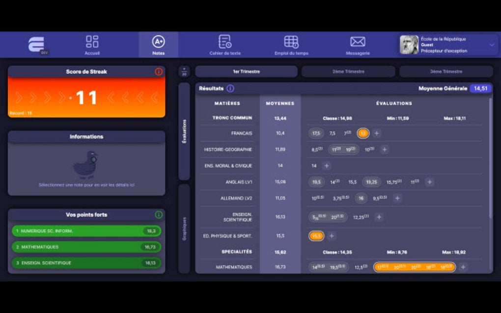 FAIRE UN RETOUR ECOLE DIRECTE PLUS visual data 7