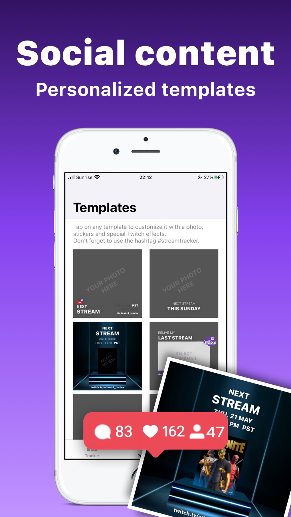 Stream Tracker For Twitch Live Para IPhone Download