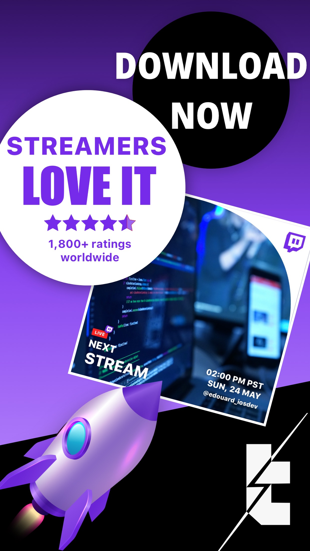 Stream Tracker For Twitch Live Para IPhone Download