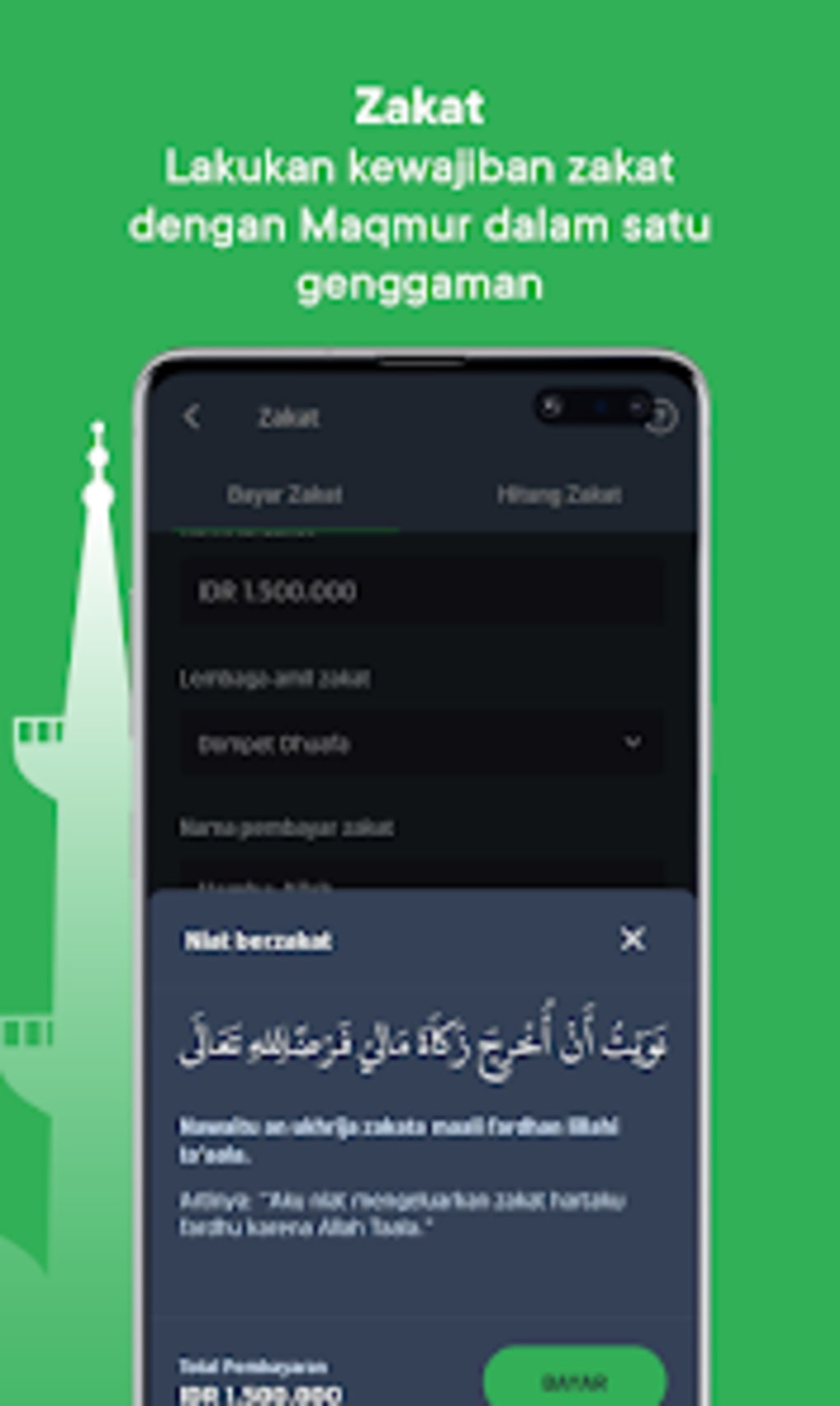 Android用 Maqmur: Aplikasi Muslim