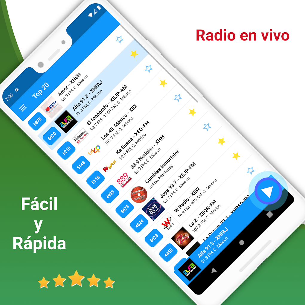 Radio Mexico FM : Online radio для Android — Скачать