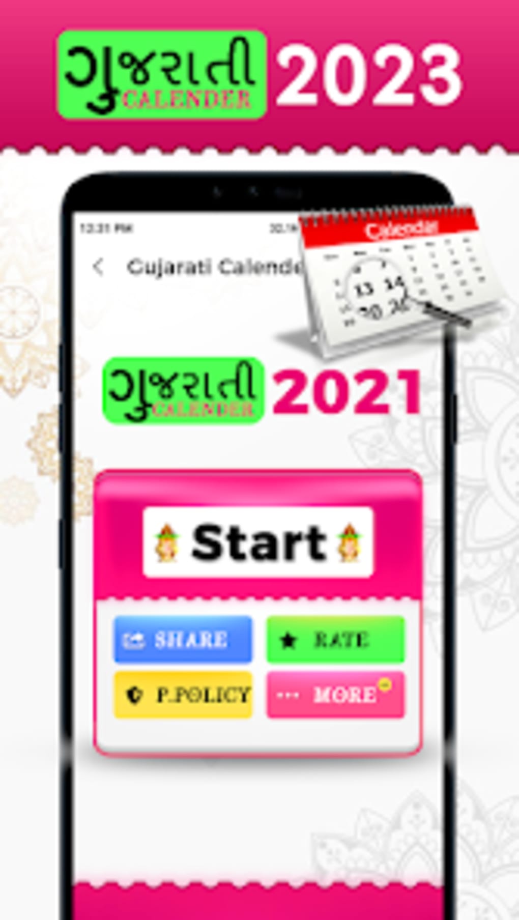 Gujarati Calendar 20222023 para Android Download