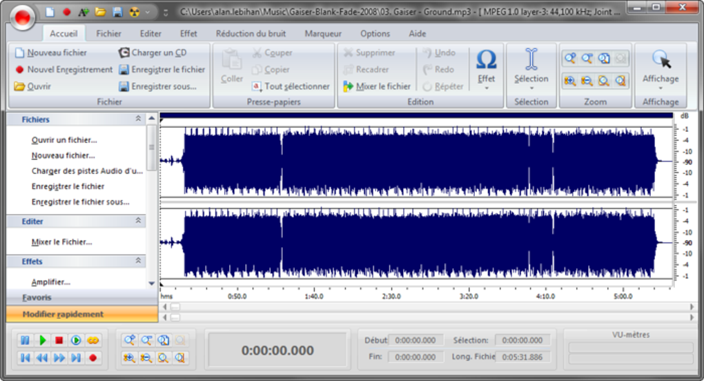 Free Audio Editor 無料 ダウンロード