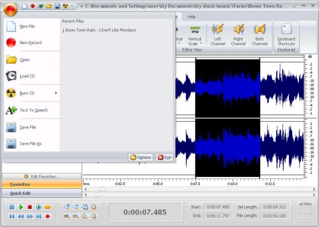 best audio editor software for windows 7