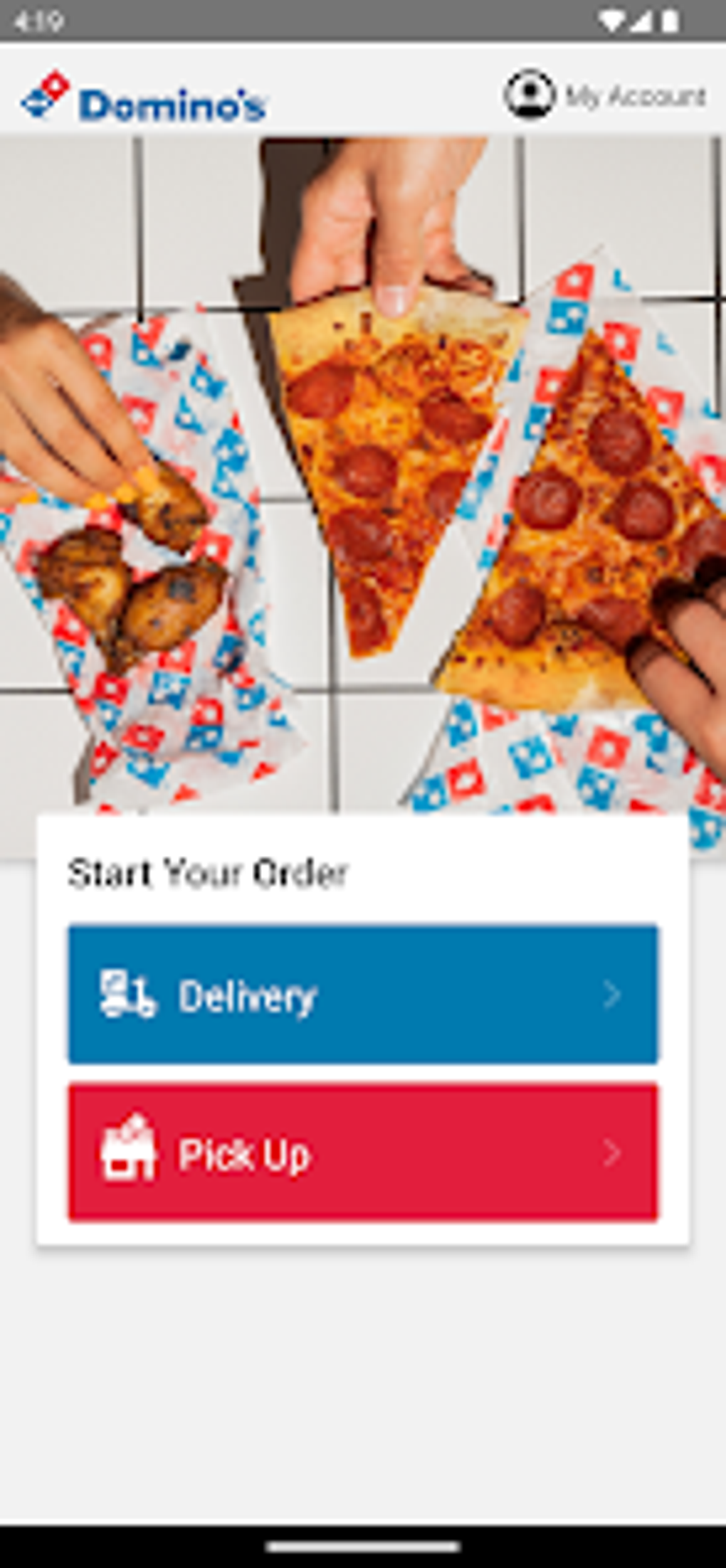 Dominos Pizza Danmark для Android — Скачать