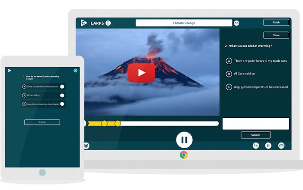 Spiral Clip Turns videos into live quizzes for Google Chrome