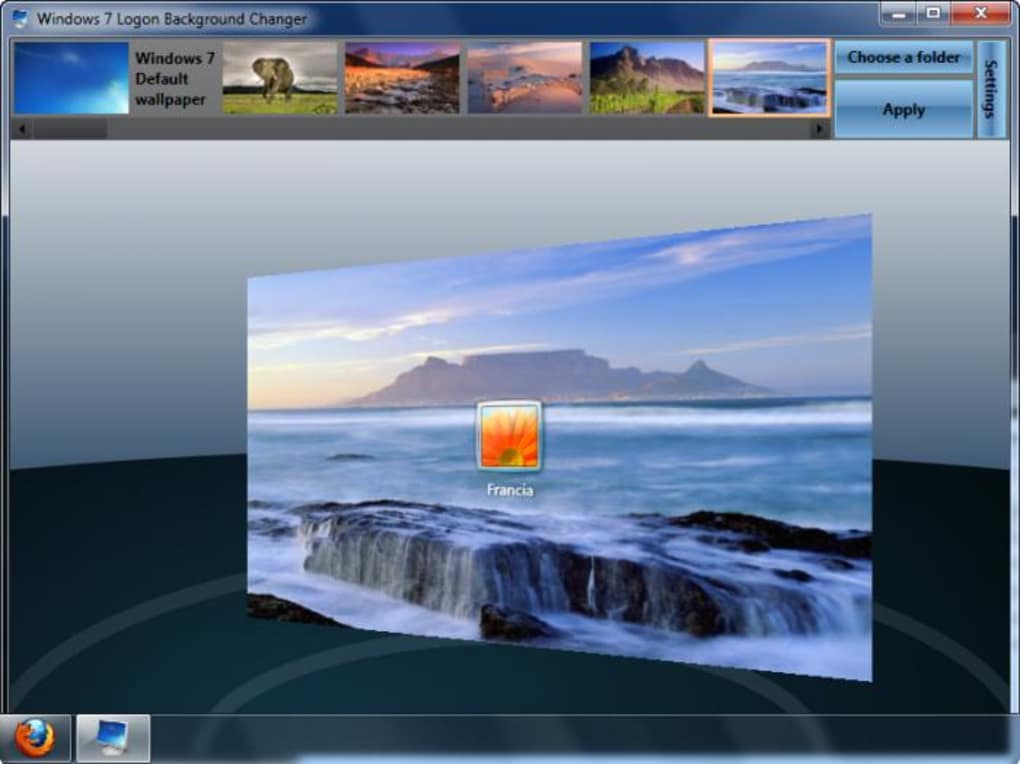 Windows 7 Logon Background Changer (Windows) - Download