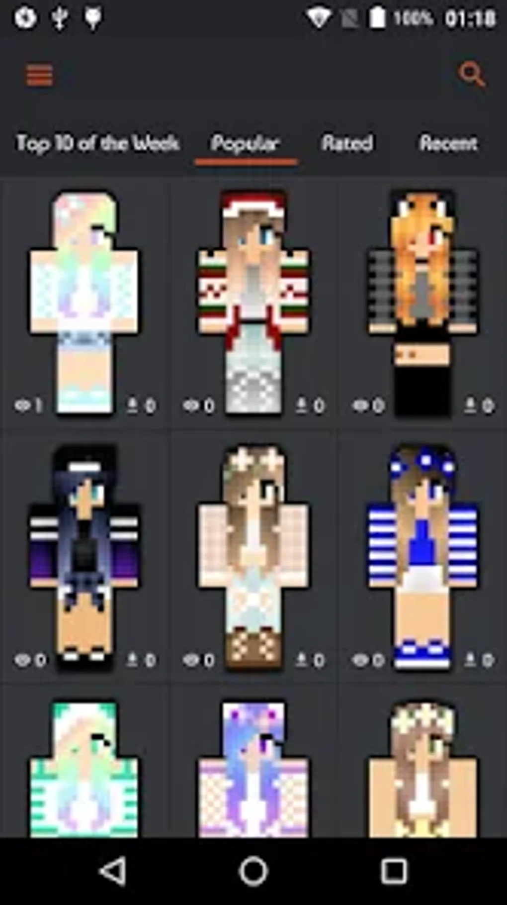 Girls Skins For Minecraft Pe Para Android Descargar 5977