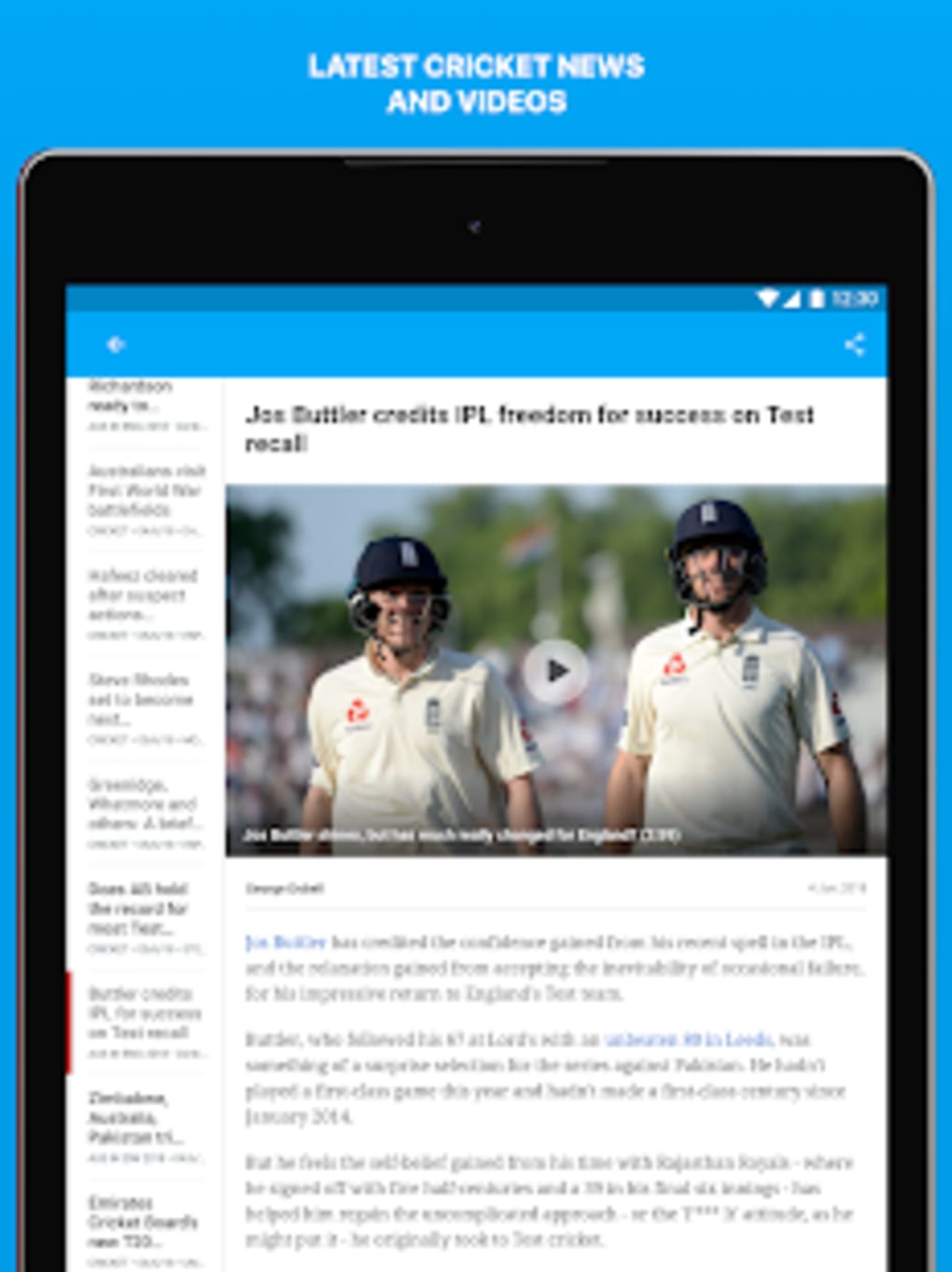 ESPNCricinfo APK for Android