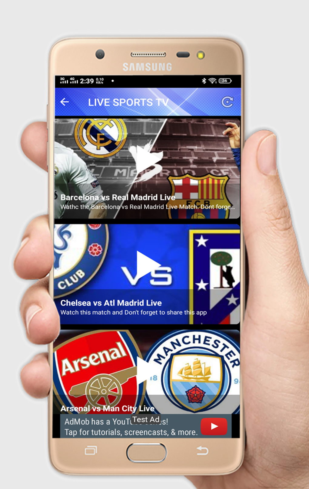 Live Soccer Tv Live Football Android 