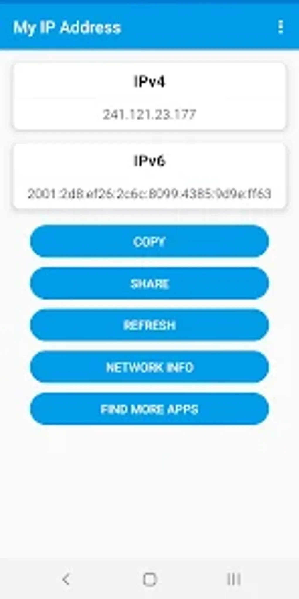 My IP Address для Android — Скачать