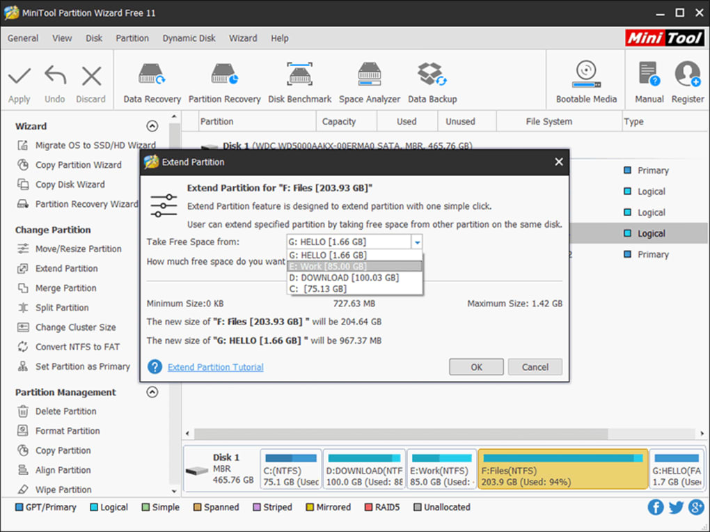 Minitool Partition Wizard - Download
