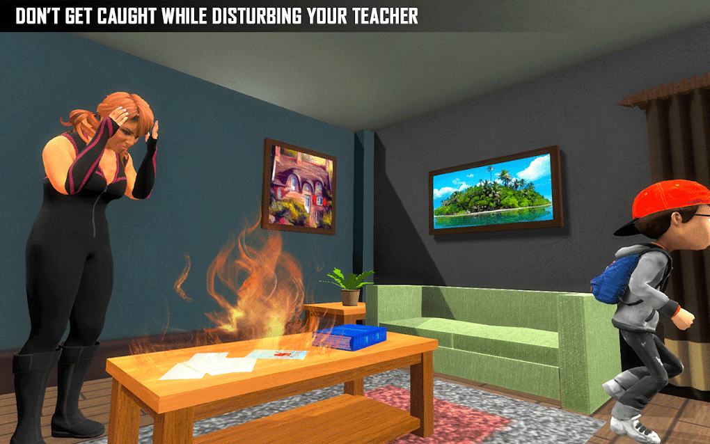 Scary Teacher Ann 3D - Escape da professora assustadora na escola em Jogos  na Internet