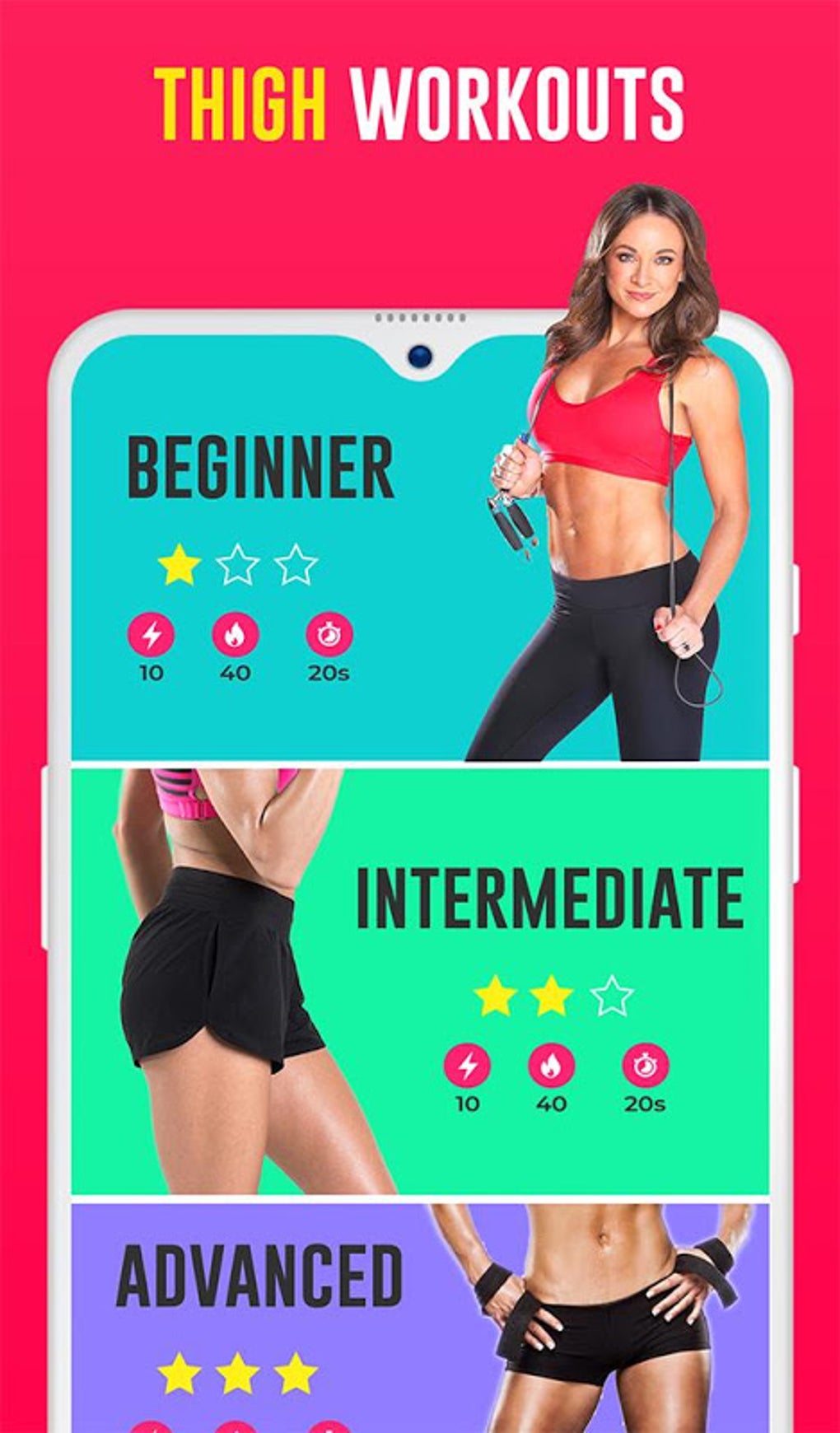 Skinny Leg Workouts For Women Burn Thigh Fat Gap APK For Android 