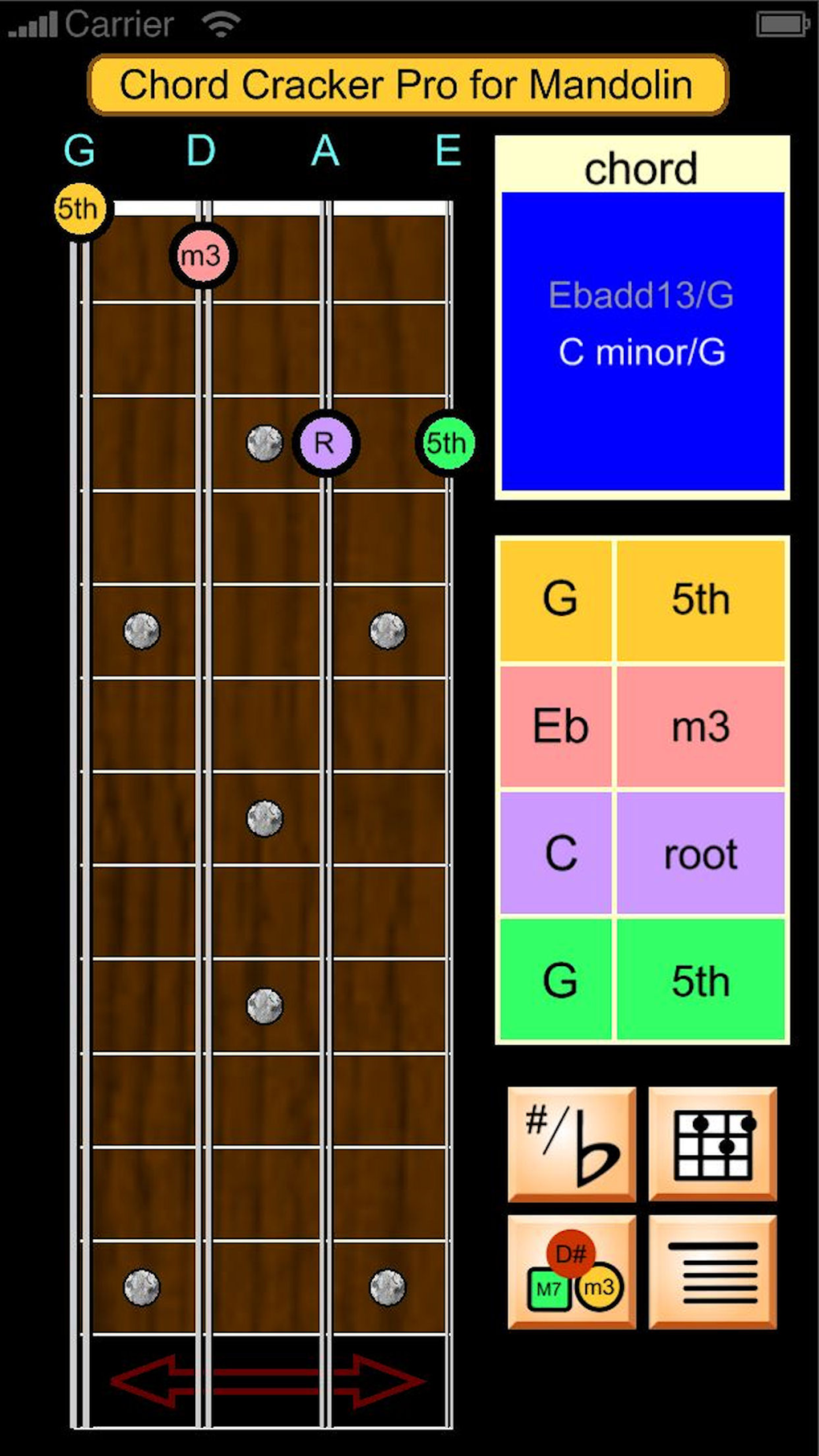 Mandolin Chord Cracker Pro для iPhone — Скачать