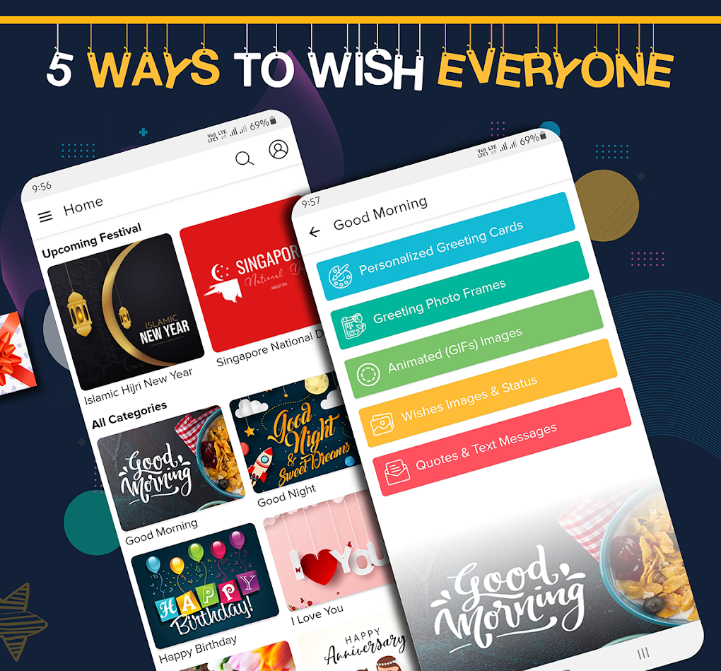 All Wishes Greetings Maker for Android - Download