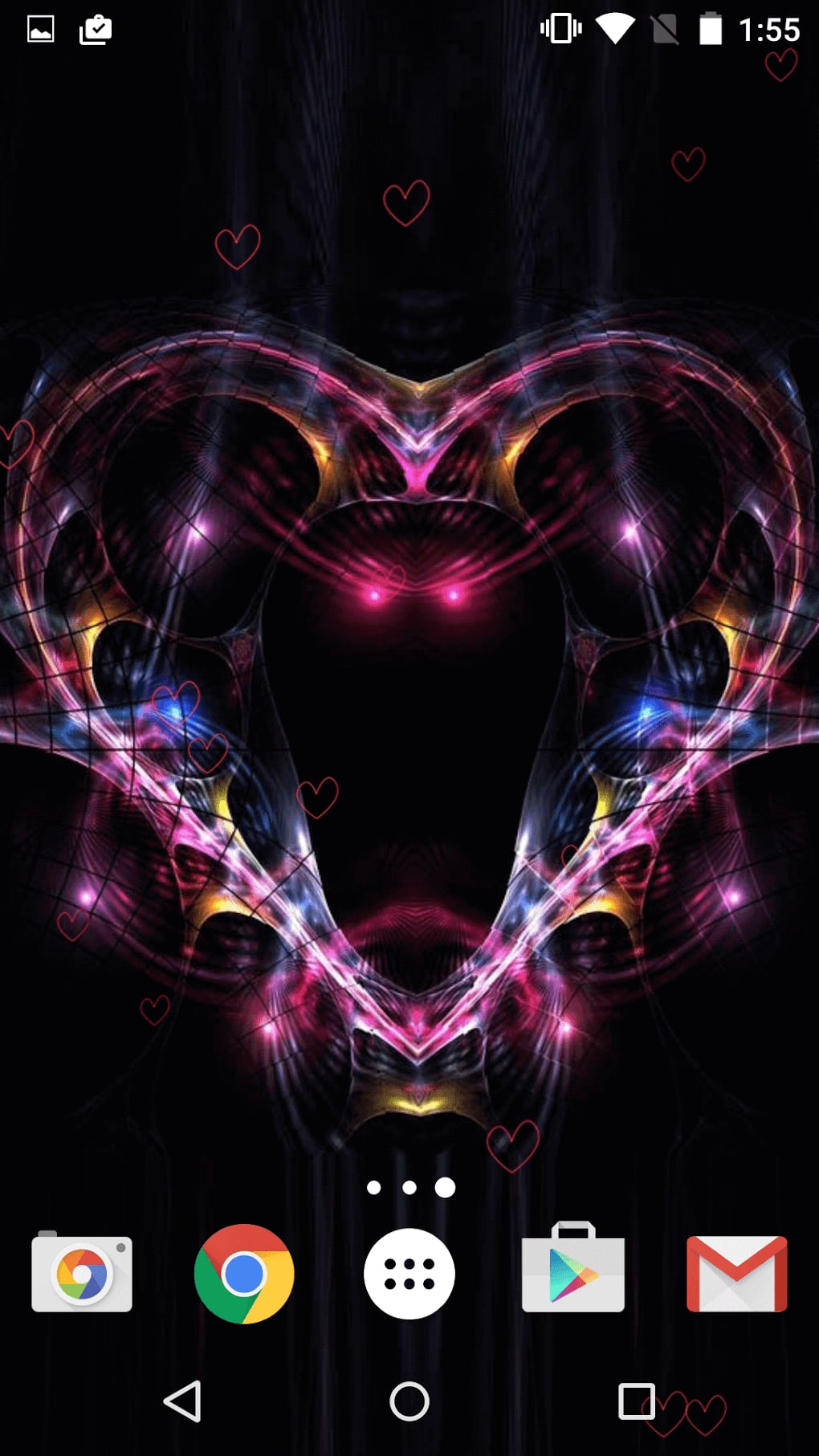 Neon Heart Live Wallpaper APK for Android Download
