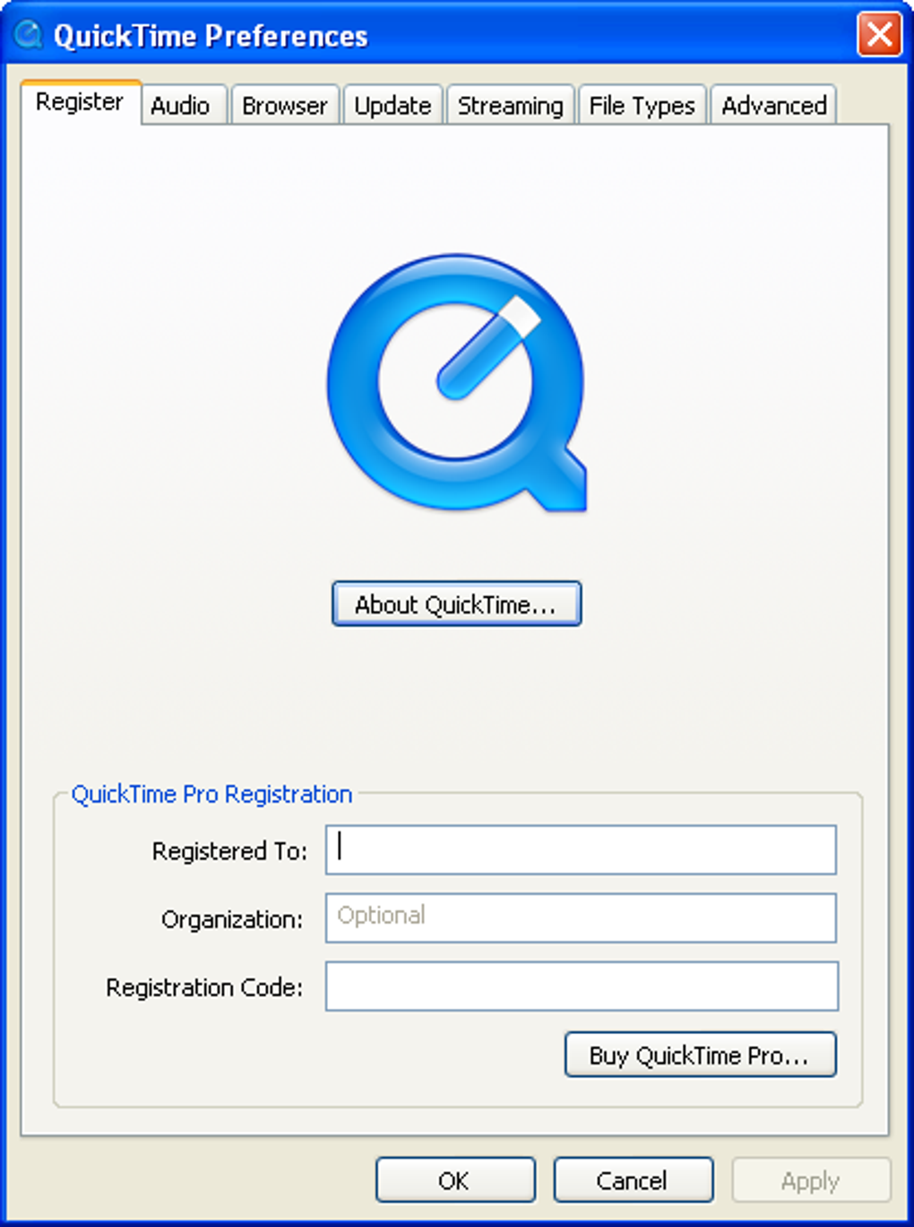 Регистрация звука. QUICKTIME. QUICKTIME 5. Код регистрации QUICKTIME. QUICKTIME Pro.