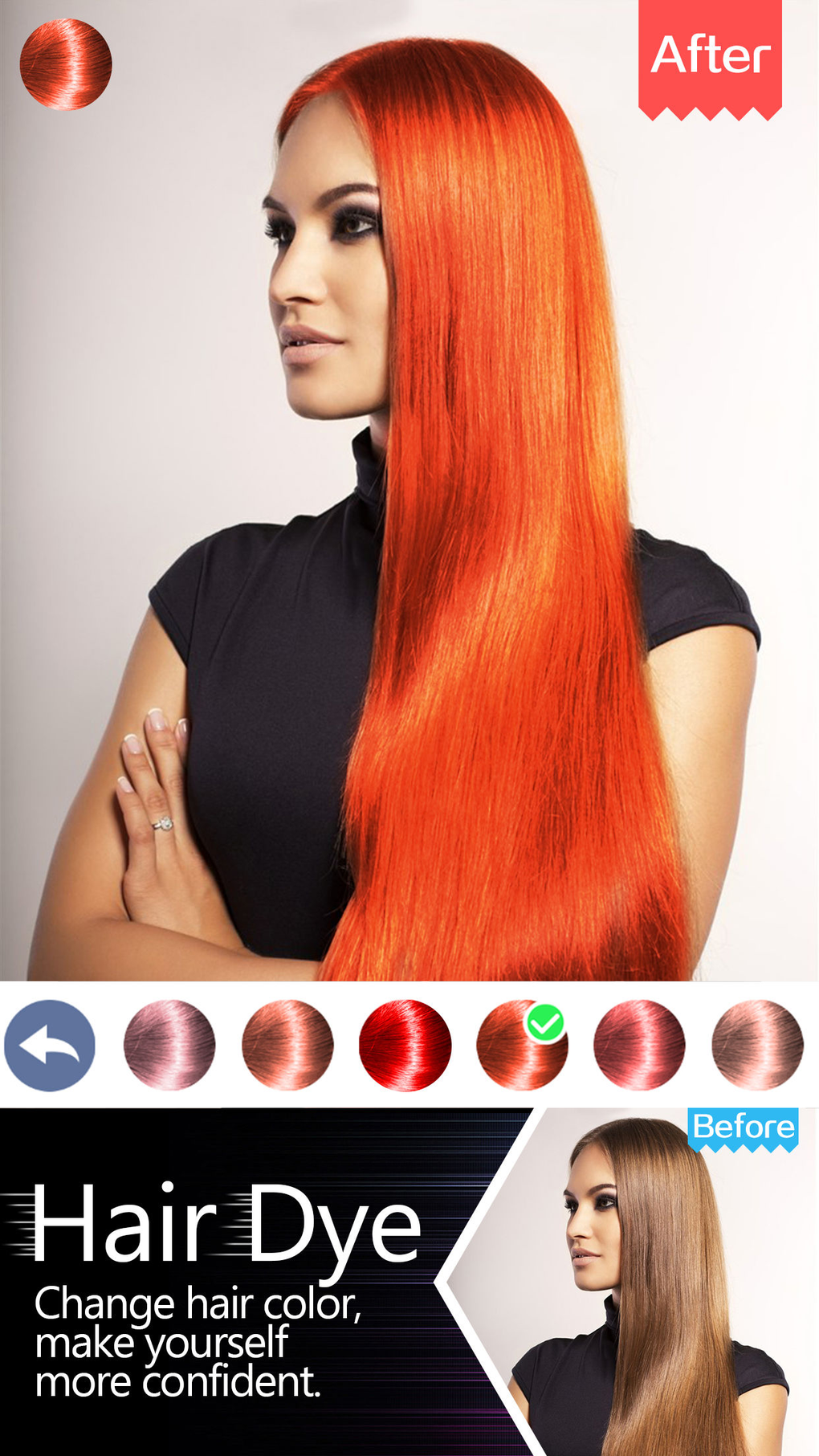 Hair DyeWig Color ChangerSplash Filters Effects for iPhone Download