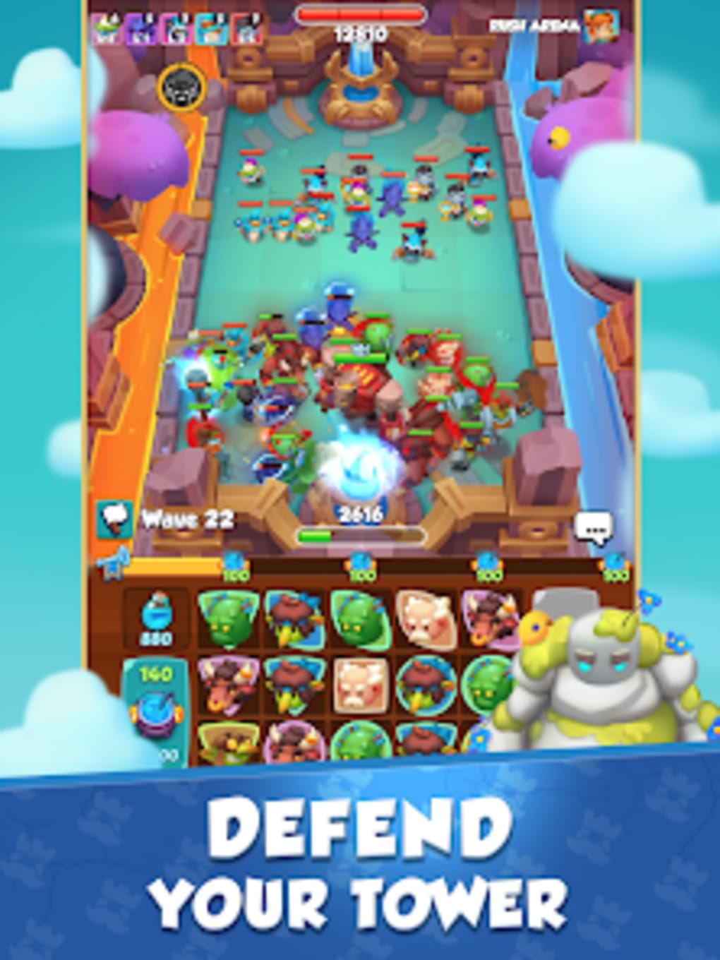 Rush Arena - Tower Defense Mod APK (Free Rewards) 5.1.5563 Download