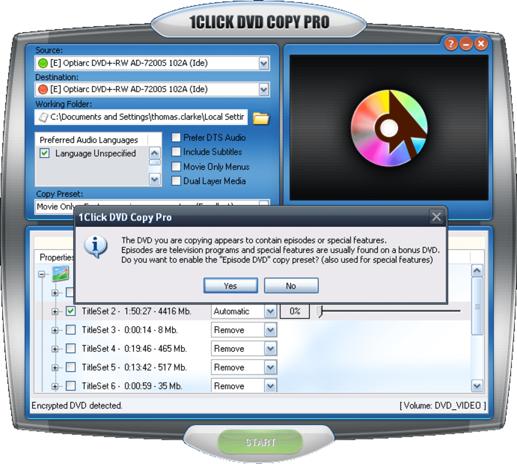 1Click DVD Copy Pro 4 cheap license
